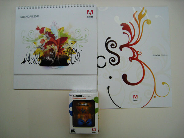 2008 Calendar, License Brochure, Small Figurine