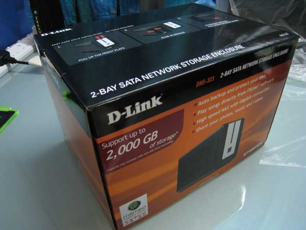 D-Link DNS-323 Box