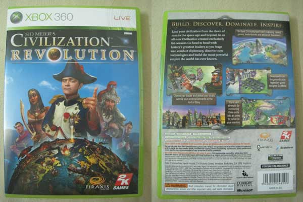 Civilization Revolution For Xbox 360