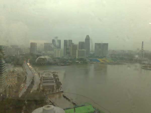 View From The 21st Floor (Raining)