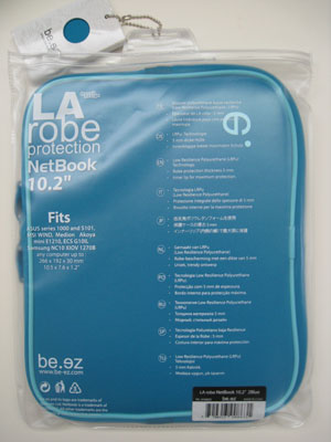be.ez LArobe 2Color Netbook Sleeve 10.2” - Blue