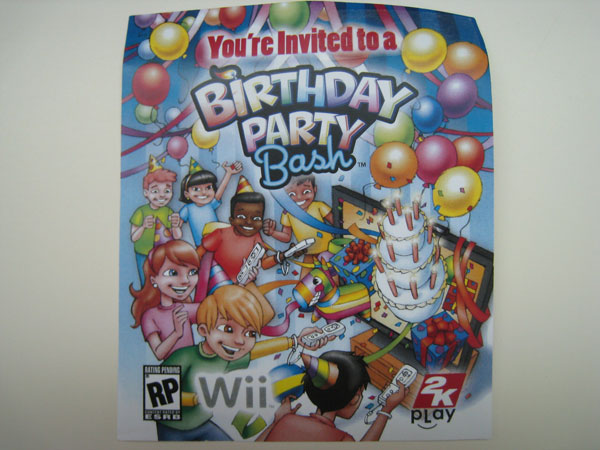 birthday party bash wii