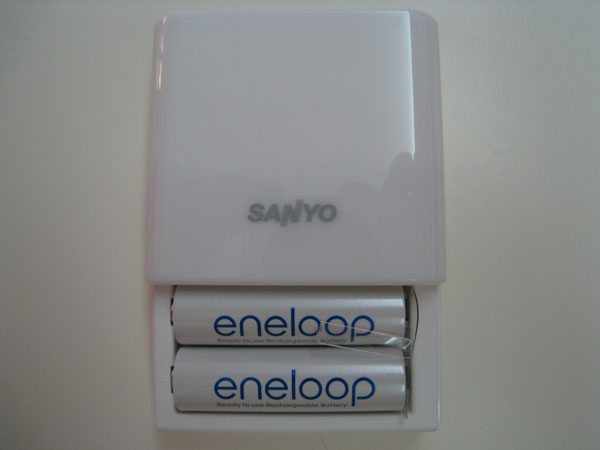 2 Eneloop Rechargeable Batteries Included