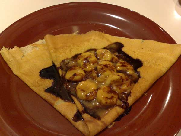 Banana & Chocolate Crepe - S$4.80