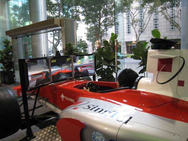 The Singtel F1 Simulator