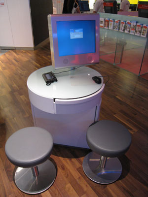 Self-Service Station (Left) and Counter Station (Right)