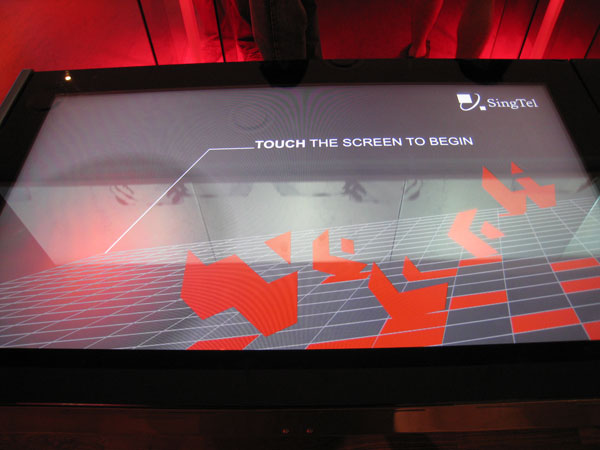 1 of the 6 External Interactive Displays